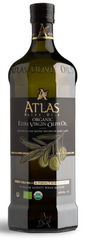 ATLAS Organic Extra Virgin Olive Oil Glass bottle - Moroccan and Polyphenol Rich - Carbon Neutral - Low Acidity