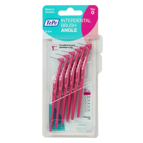 TePe Interdental Brush Angle - Pink